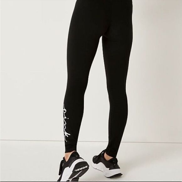 NWT PINK Victoria’s Secret Campus Long Sleeve T-Shirt and Leggings Set - Picture 10 of 11